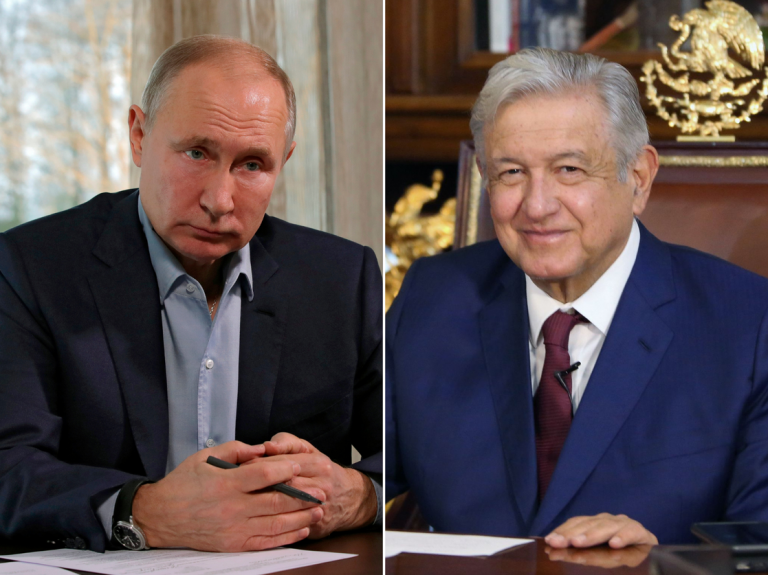 Acuerdan AMLo y Putin estrechar relaciones México-Rusia