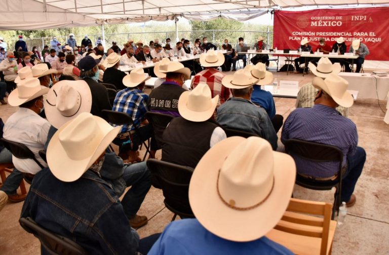 Anuncian acuerdos para impulsar desarrollo de comunidades yaquis