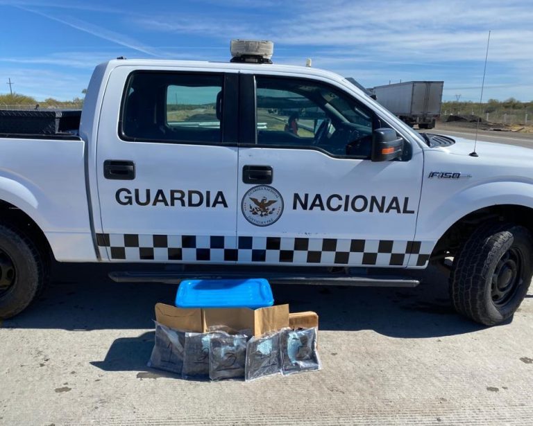 Incauta la Guardia Nacional cargamento de fentanilo en Sonora