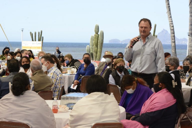 Reitera Gándara, apoyará a los de abajo para que les vaya bien a todos