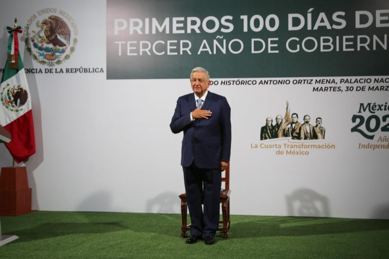 Versión íntegra del mensaje del presidente Andrés Manuel López Obrador con motivo de su informe a 100 días del 3er año de gobierno