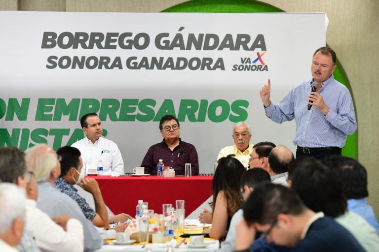 Llama el “Borrego” Gándara a empresarios y profesionistas a hacer equipo por Sonora