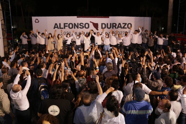 Triunfa de manera contundente Alfonso Durazo en Sonora