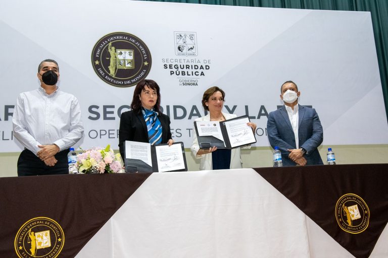 Desarrollan estrategia de conjunta de inteligencia y operaciones Fiscalía de Sonora y Secretaría de Seguridad Pública