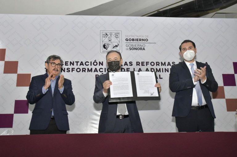 Presenta gobernador Alfonso Durazo reformas para la transformación institucional de Sonora  