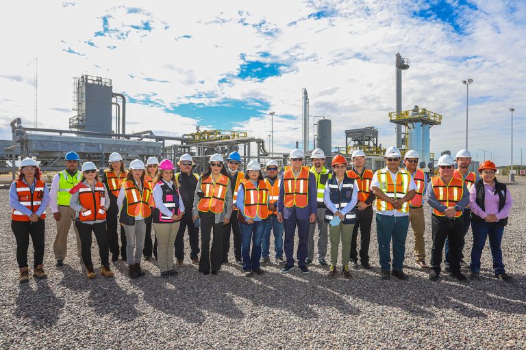 Cluster Minero recorre nueva planta de Gas Natural en Hermosillo