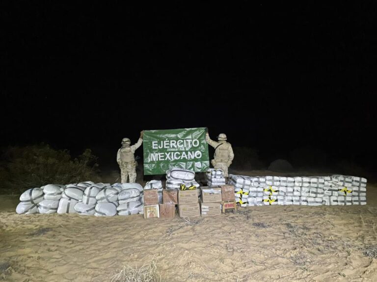 Aseguran más de 2 toneladas de distintas drogas en Sonora