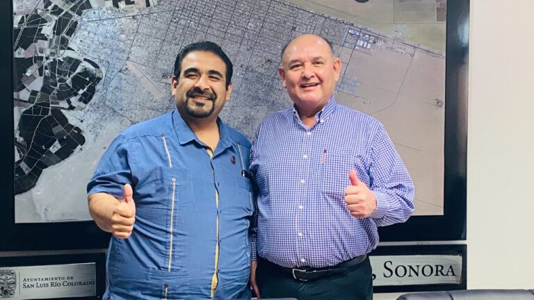 Refrenda Alcalde de SLRC trabajo en equipo con Sagarhpa Sonora