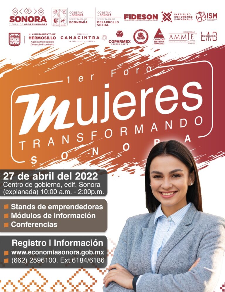 Convocan a foro «mujeres transformando Sonora»