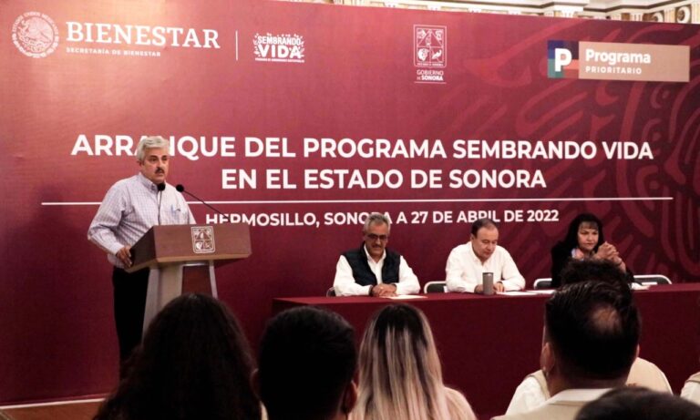 Inicia el programa Sembrando Vida en Sonora