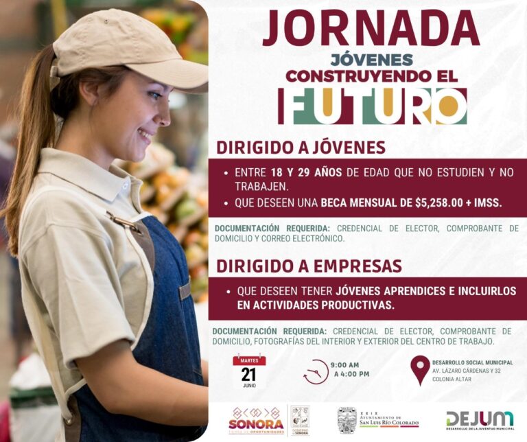 Abren registro para “Jóvenes Construyendo el Futuro” en SLRC