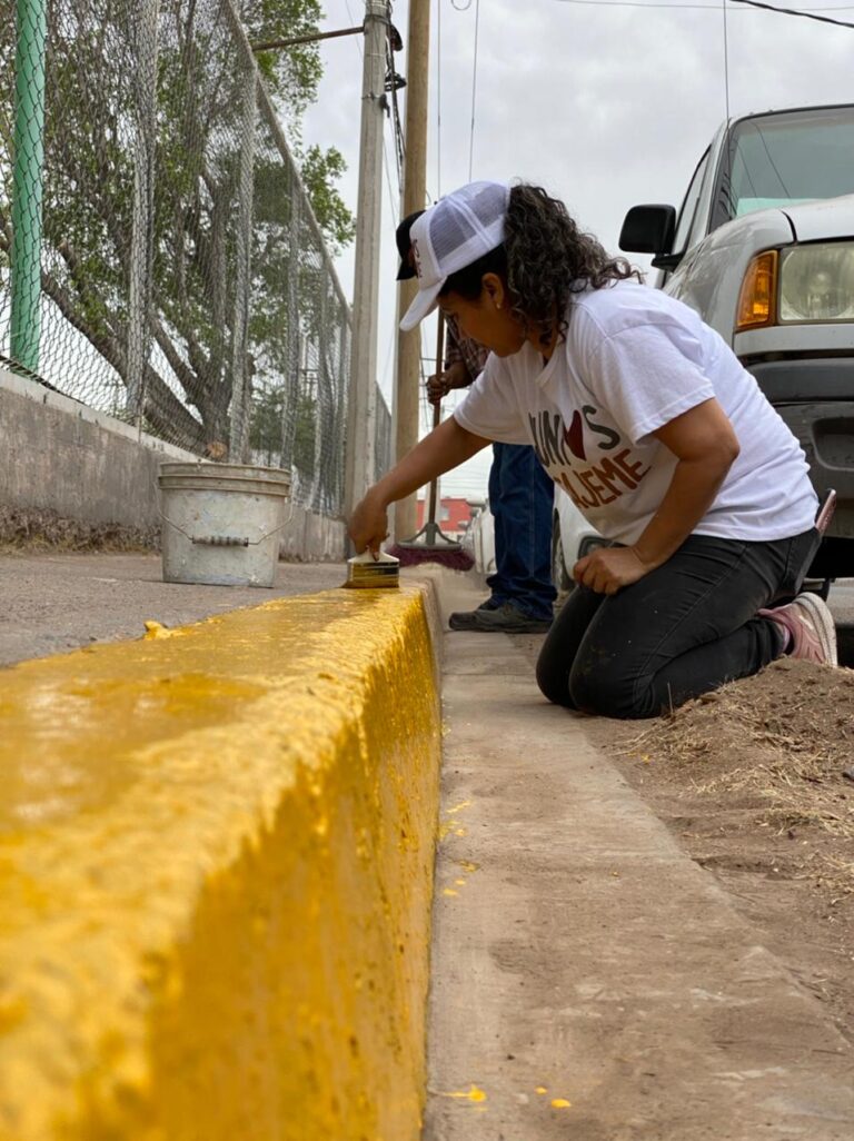 Ayudan jóvenes de Cajeme a recuperar áreas de convivencia