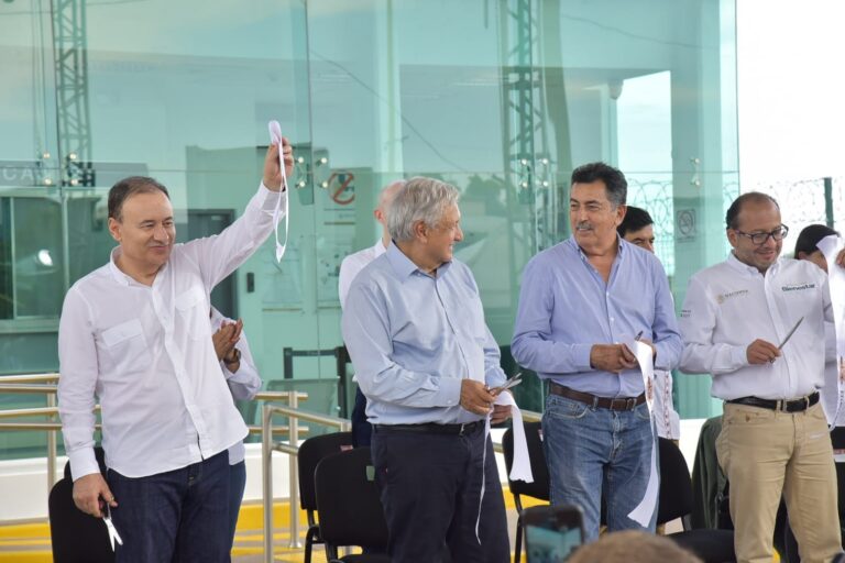 Participa alcalde de Cajeme en inauguración de Banco del Bienestar