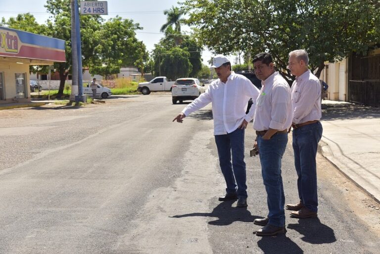 Supervisa alcalde de Cajeme trabajos de rehabilitación de infraestructura