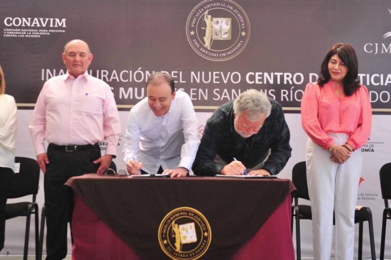 Inaugura el gobernador Durazo centro de justicia para la mujer en SLRC