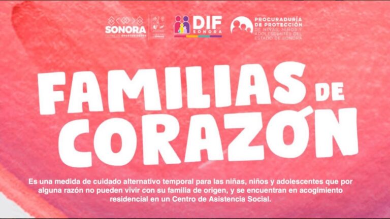 Promueve DIF Sonora el programa Familias de Corazón