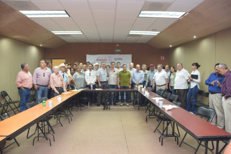 Clausura Alcalde de Navojoa reunión del Consejo de cuenca del río Mayo