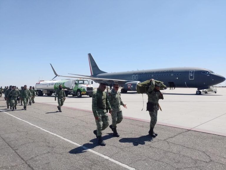 Llegan mil 500 elementos de Sedena para fortalecer estrategia de seguridad pública en Sonora