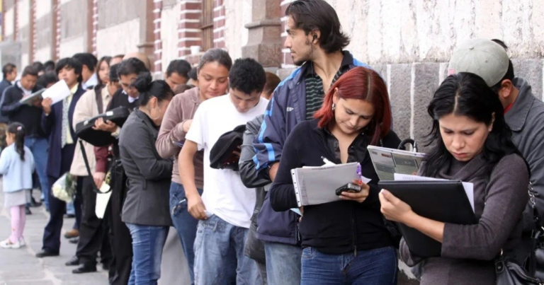 Subió desempleo abierto a 3.1% a mitad de año