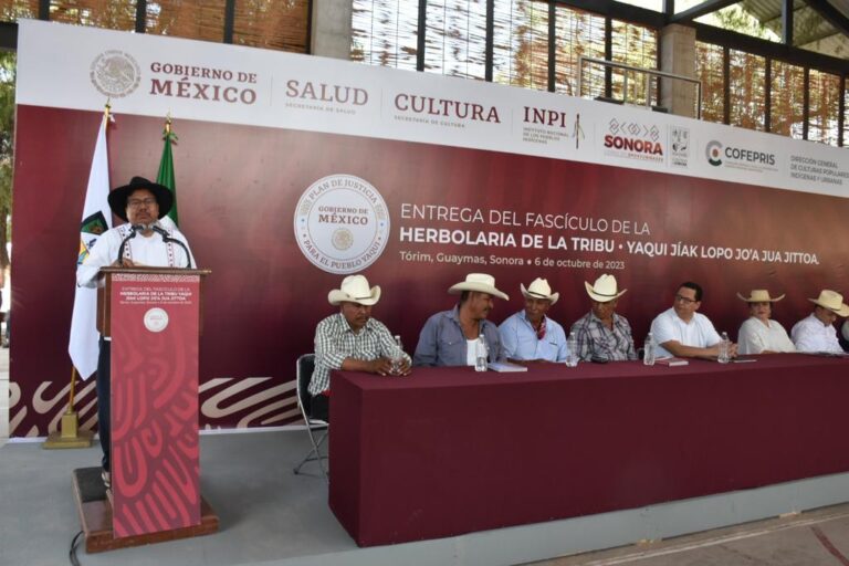 Farmacopea de medicina tradicional: cumpliendo el Plan de Justicia del Pueblo Yaqui