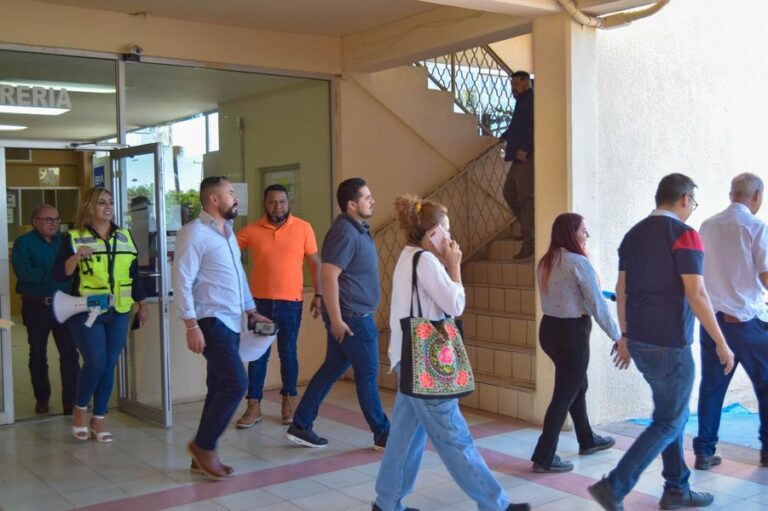 Ayuntamiento de Agua Prieta se suma al segundo simulacro nacional 2023