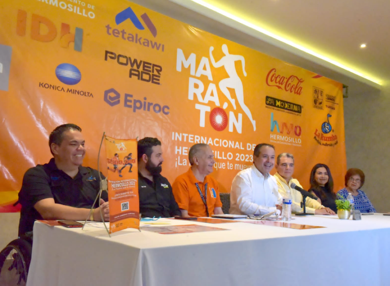 Preside Toño Astiazarán anuncio del Gran Maratón Hermosillo 2023