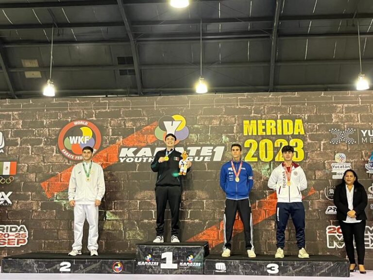 Conquista alumno de Cobach Sonora campeonato en mundial juvenil de karate do