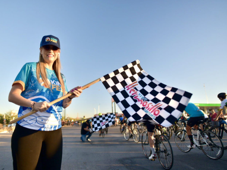 Celebran ciclistas Kino Race 2023