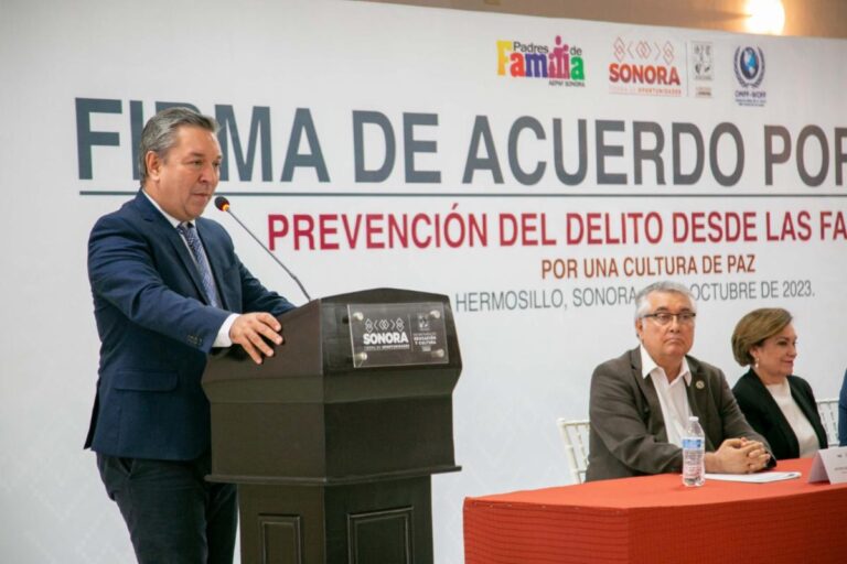 Se suma Gobierno de Sonora a Red Estatal para la Convivencia Libre de Violencia Escolar
