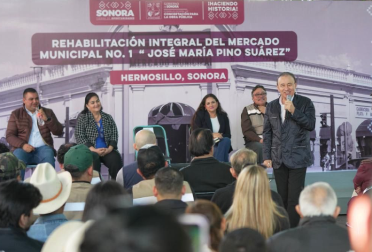 Inicia Gobernador Durazo primer rescate integral del Mercado Municipal