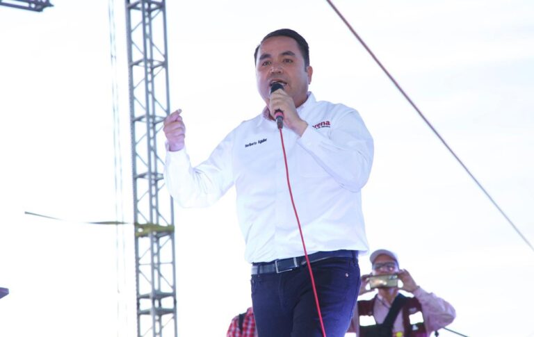 Llegó la hora, este 2 de junio mandaremos al “basurero de la historia” a los corruptos del PRIAN: Heriberto Aguilar