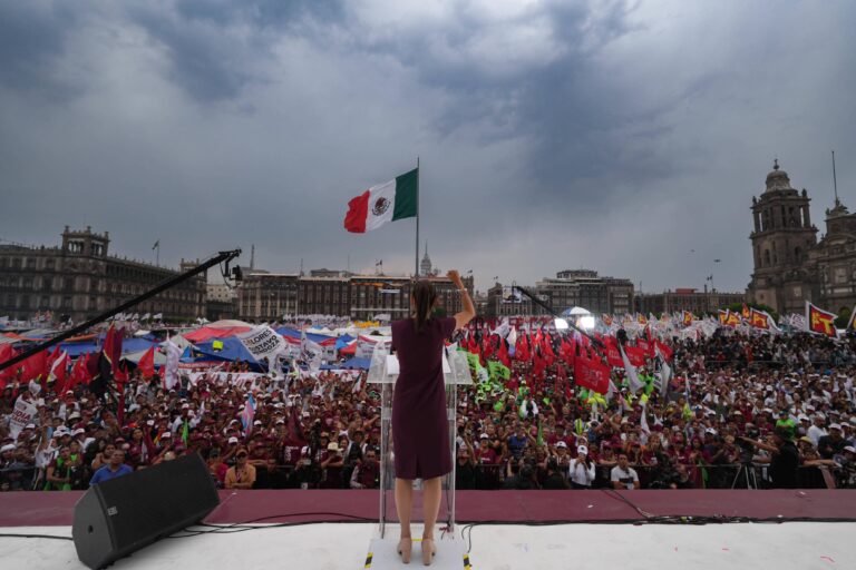 Versión íntegra del mensaje de Claudia Sheinbaum en el Zócalo al cierre de su campaña