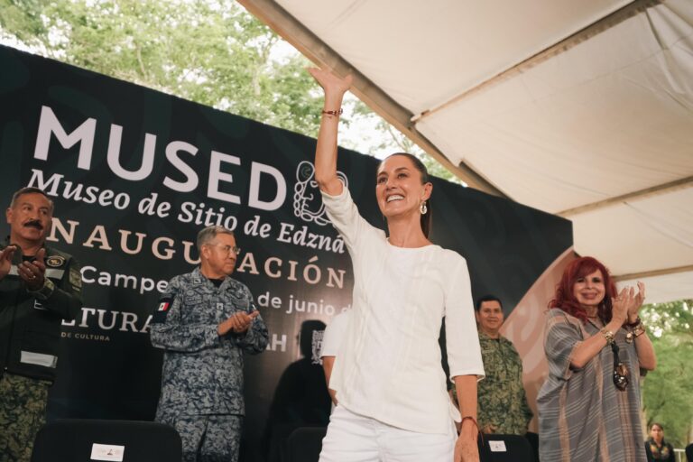 Vamos a dar continuidad al tren maya, a seguir construyendo nuestro destino junto con el pueblo: Claudia Sheinbaum