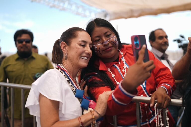 «Vamos a continuar con el plan de justicia para el pueblo Seri»: Claudia Sheinbaum va por construcción de más caminos rurales en 2025
