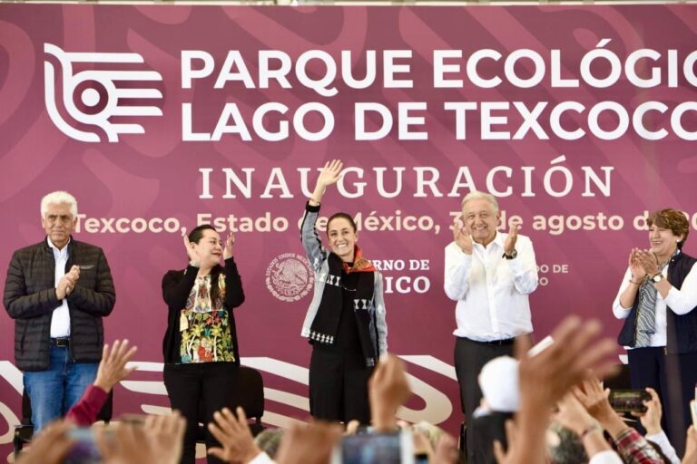 Presidente AMLO inaugura Parque Ecológico Lago de Texcoco: 14 mil hectáreas recuperadas en beneficio del Valle de México