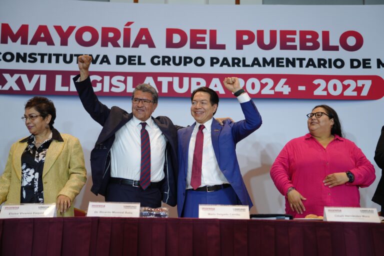 Eligen por consenso a Ricardo Monreal como coordinador del GP MORENA en la cámara de diputados