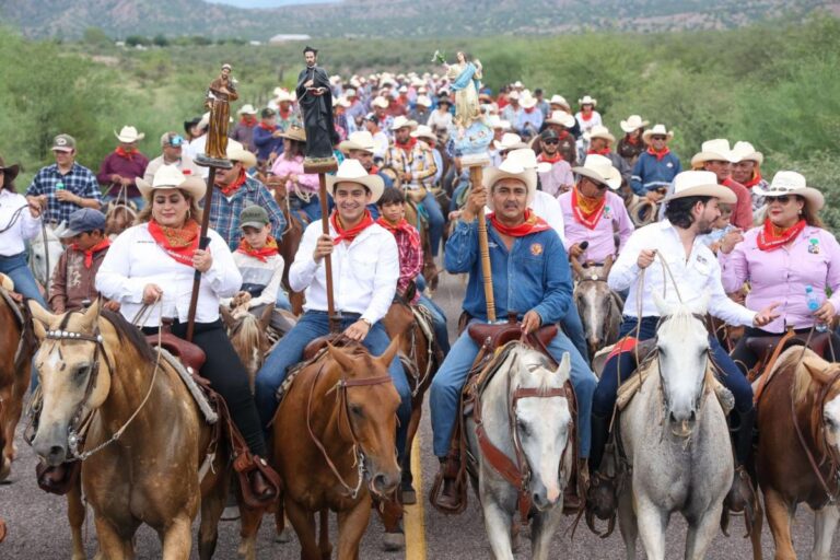 Huachinera Sonora celebra sus fiestas patronales en honor a San Ignacio de Loyola