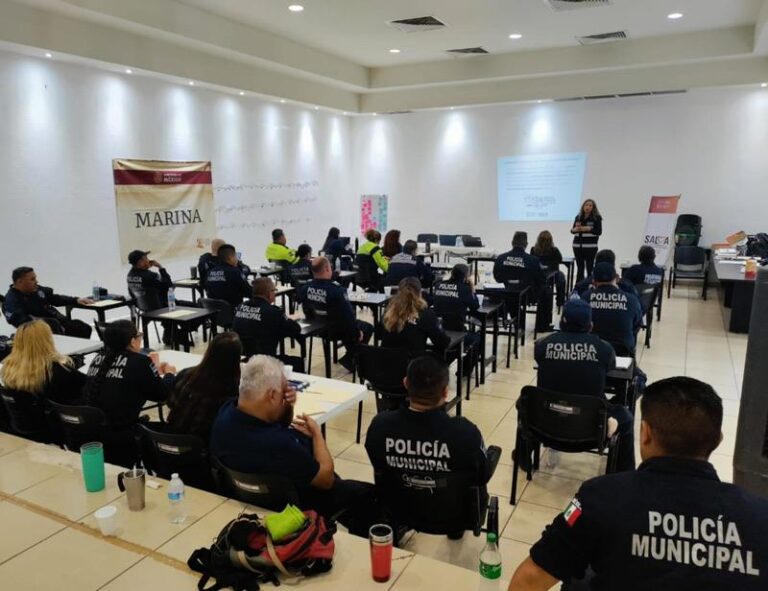 SSP Sonora capacita a policías de Guaymas sobre atención a víctimas de violencia familiar y de género