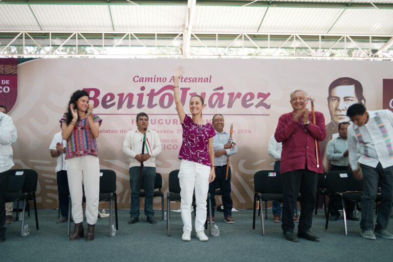«Vamos a seguir trabajando con Oaxaca y para Oaxaca»: Claudia Sheinbaum