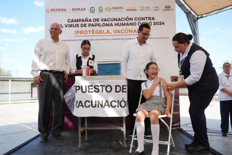 Inicia en Sonora la campaña de vacunación contra el Virus del Papiloma Humano (VPH)