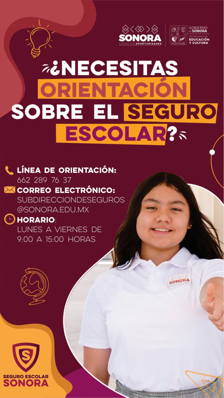 Beneficia Gobierno de Sonora a cerca de 700 mil estudiantes con seguro escolar