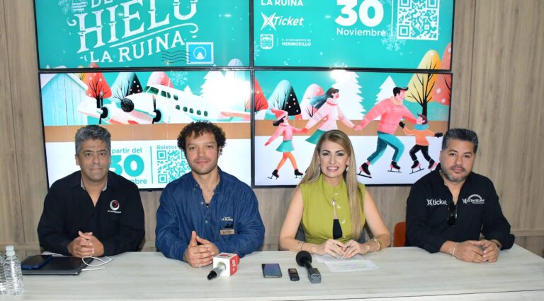 Anuncian Gran Pista de Hielo de Hermosillo en el Parque La Ruina