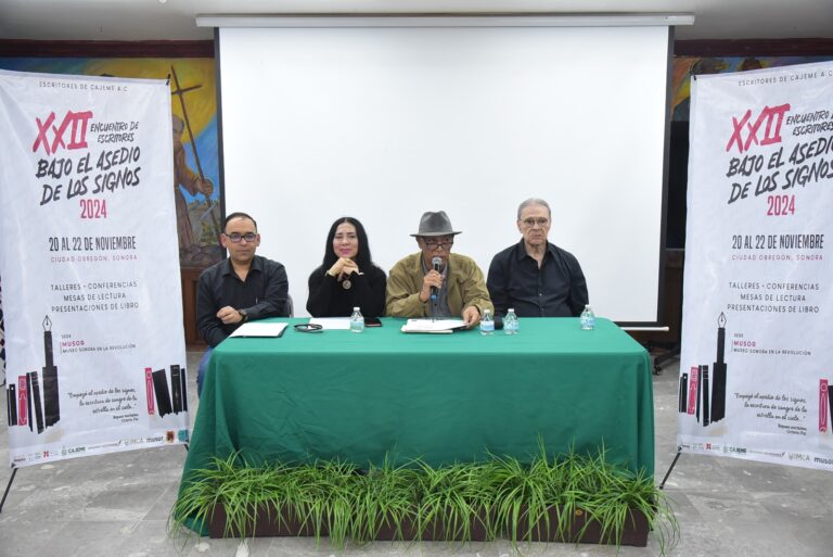 Cajeme está bajo el asedio de los signos con el vigésimo segundo encuentro de escritores