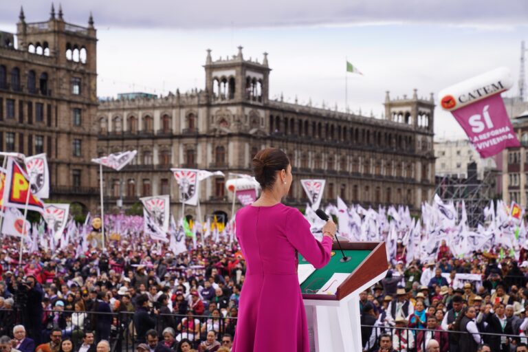 «Estoy dedicada en cuerpo y alma al bien de nuestro pueblo y de nuestra nación»: presidenta Claudia Sheinmbaum rinde informe por los 100 días del segundo píso de la cuarta transformación