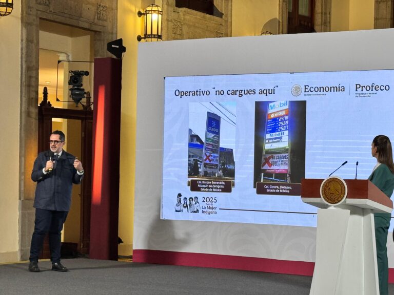 Profeco reitera que seguros colocando mantas a gasolineras “que se pasen de la raya” con los precios