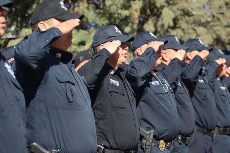 Reconocepresidente Lamarque labor de las y los policías de Cajeme en su día