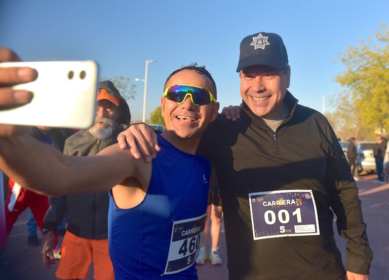 Celebra Toño Astiazarán a policías con tradicional carrera de 5K, edición 2025