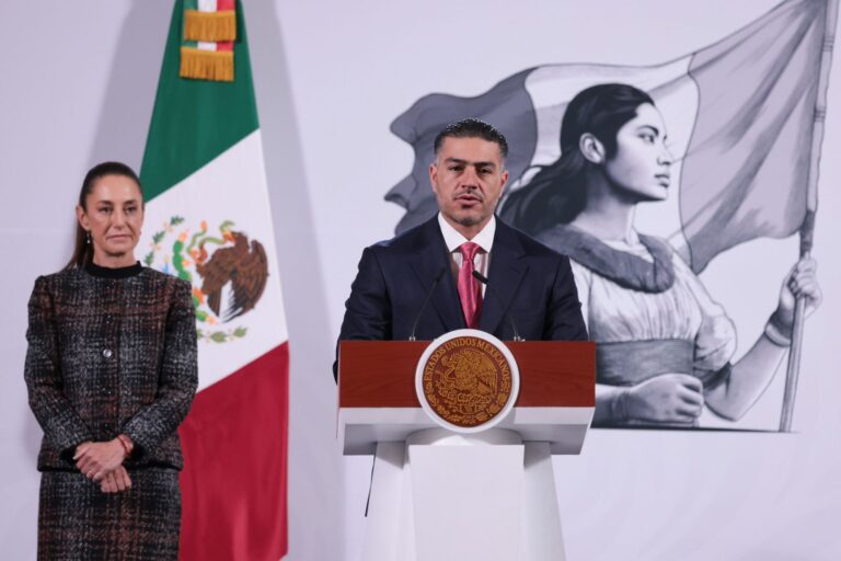 Presidenta de México Claudia Sheinbaum destaca reducción estimada del 27 por ciento en homicidios dolosos del 2018 al 2025