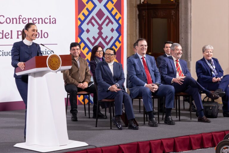 Presidenta Claudia Sheinbaum: aranceles se pausan un mes; se establecerán mesas de trabajo con el gobierno de EUA en materia de seguridad y comercio