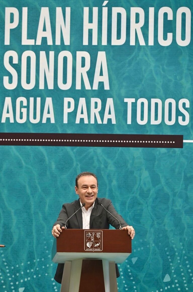 Con Plan Hídrico Gobernador Durazo garantiza agua para todos en Sonora
